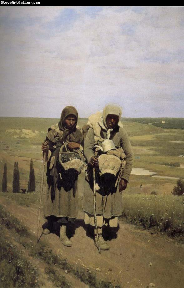 Ilia Efimovich Repin Wandering pilgrims